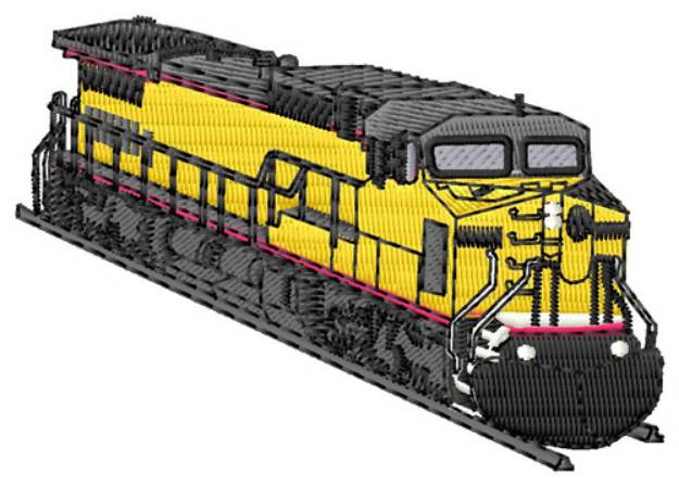Picture of Train Engine   Machine Embroidery Design