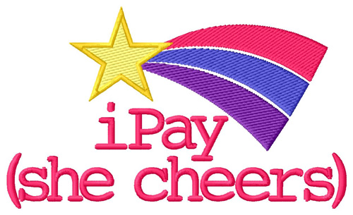 iPay(She Cheers) Machine Embroidery Design