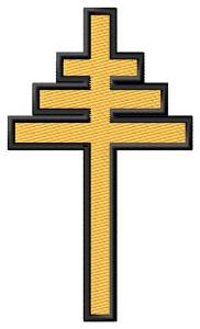 Picture of Papal Cross Machine Embroidery Design