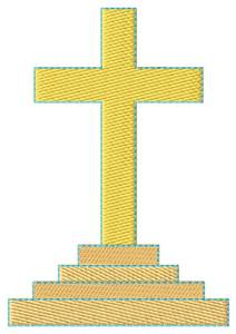 Picture of Graded Cross Machine Embroidery Design
