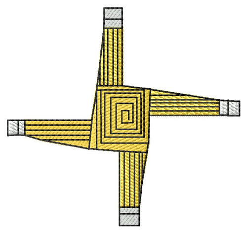 St. Brigids Cross Machine Embroidery Design