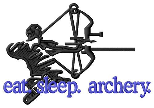 Archery (Archer) Machine Embroidery Design