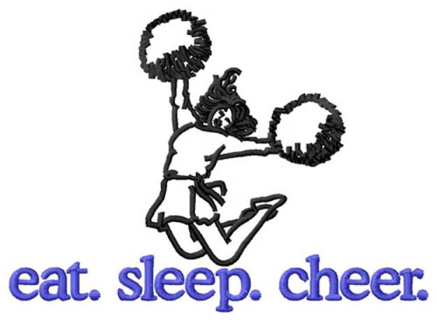 Picture of Cheer (Cheerleader) Machine Embroidery Design