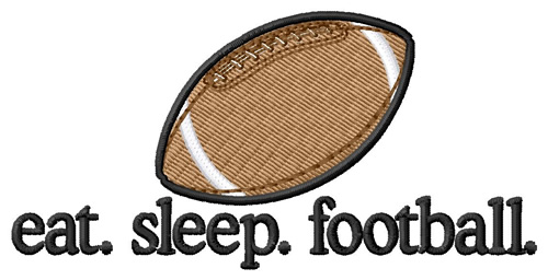 Football (Ball) Machine Embroidery Design