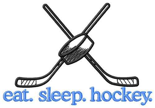 Hockey (Sticks) Machine Embroidery Design