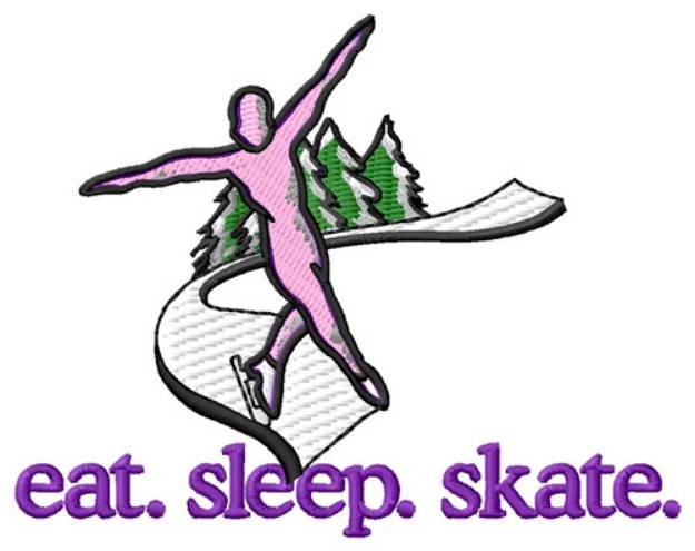 Picture of Skate (Scene) Machine Embroidery Design