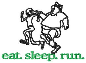 Picture of Run (Runners) Machine Embroidery Design