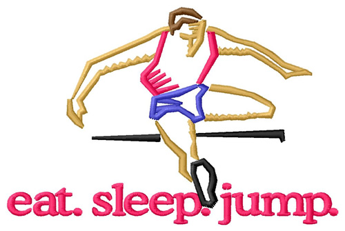 Jump (Jumper) Machine Embroidery Design