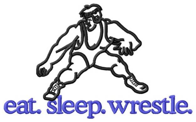 Picture of Wrestle (Wrestlers #2) Machine Embroidery Design