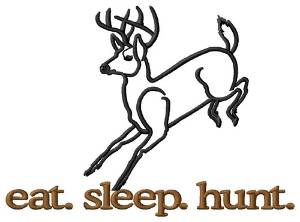 Picture of Hunt (Deer) Machine Embroidery Design