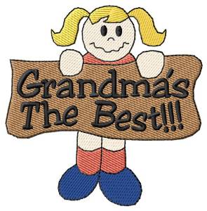 Picture of Grandmas the Best Machine Embroidery Design