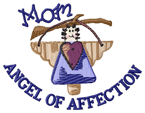 Angel of Affection Machine Embroidery Design