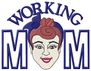 Picture of Working Mom Machine Embroidery Design