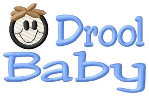 Picture of Drool Baby Machine Embroidery Design