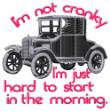 Picture of Im Not Cranky Machine Embroidery Design