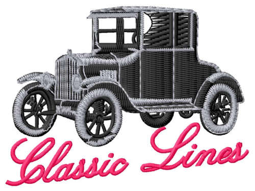 Classic Lines Machine Embroidery Design