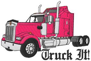 Picture of Truck It! Machine Embroidery Design