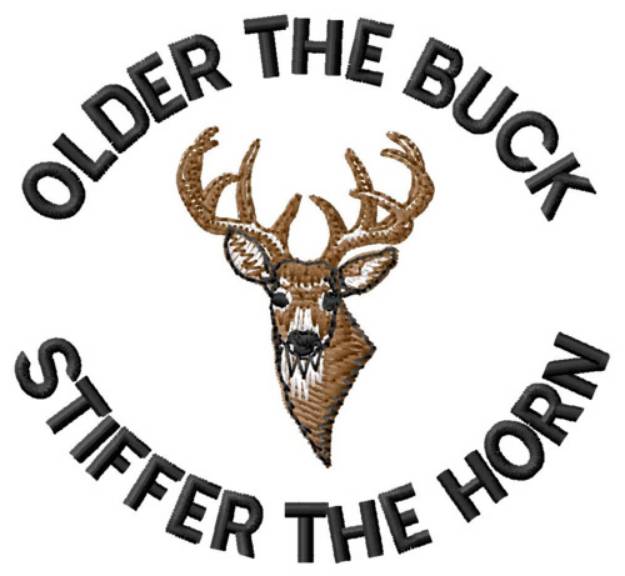 Picture of Older The Buck Machine Embroidery Design