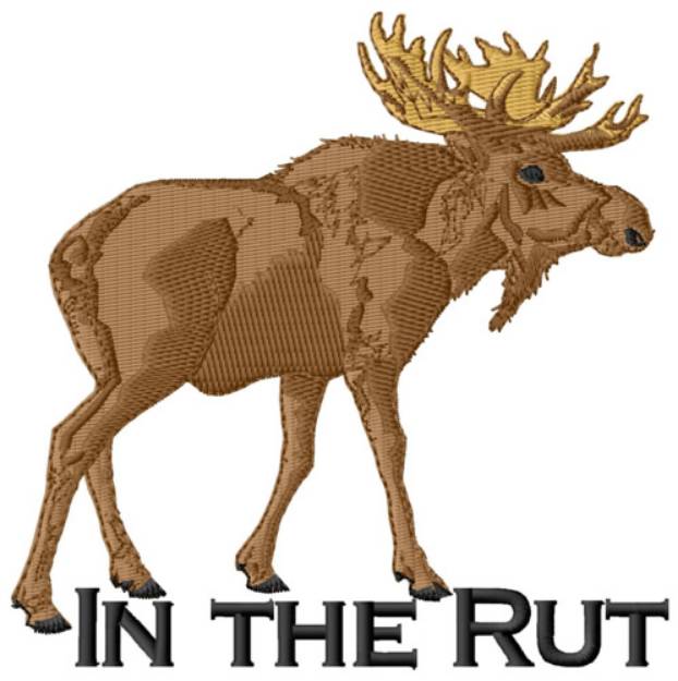 Picture of In The Rut Machine Embroidery Design