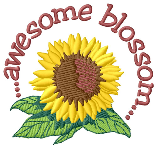 Awesome Blossom Machine Embroidery Design