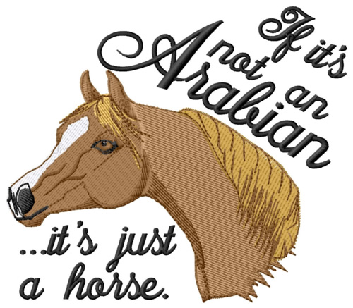 Just A Horse Machine Embroidery Design