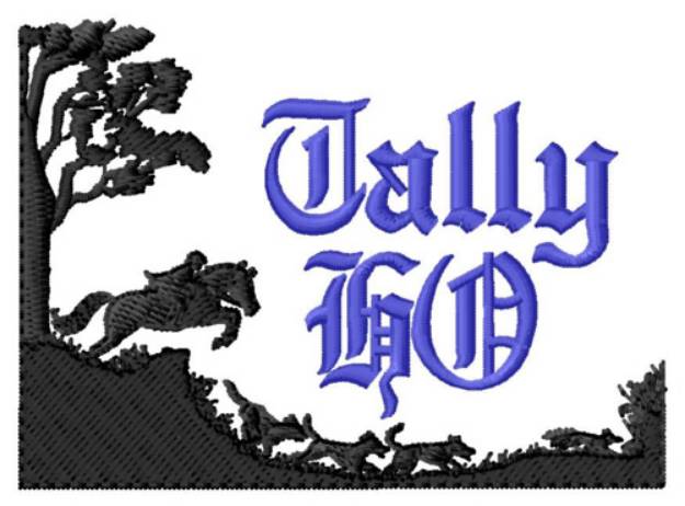 Picture of Tally Ho Machine Embroidery Design