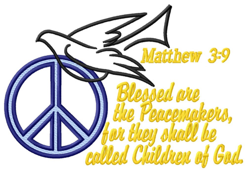 Peacemakers Machine Embroidery Design