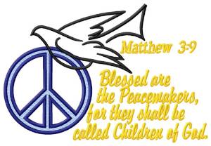 Picture of Peacemakers Machine Embroidery Design