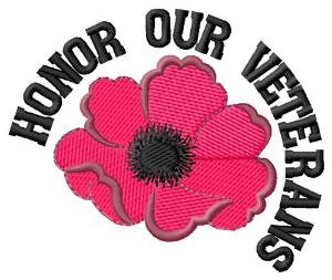 Picture of Honor Our Veterans Machine Embroidery Design