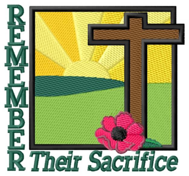 Picture of Their Sacrifice Machine Embroidery Design