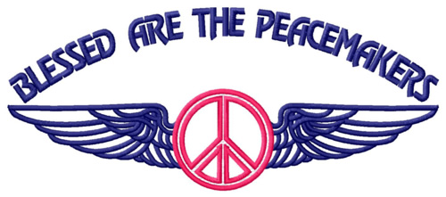 The Peacemakers Machine Embroidery Design
