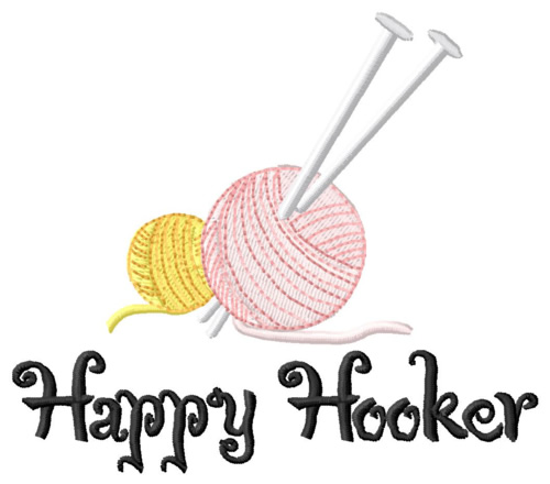 Happy Hooker Machine Embroidery Design