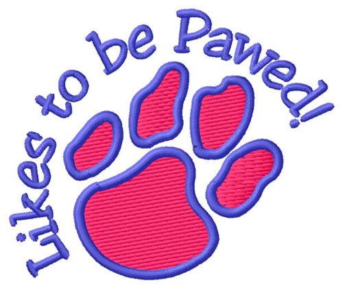 Pawed Machine Embroidery Design