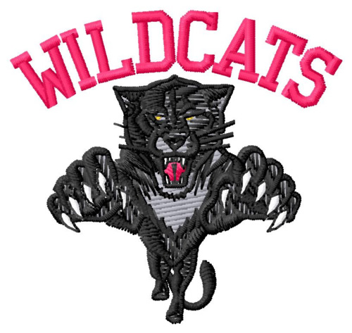 Wildcats Machine Embroidery Design