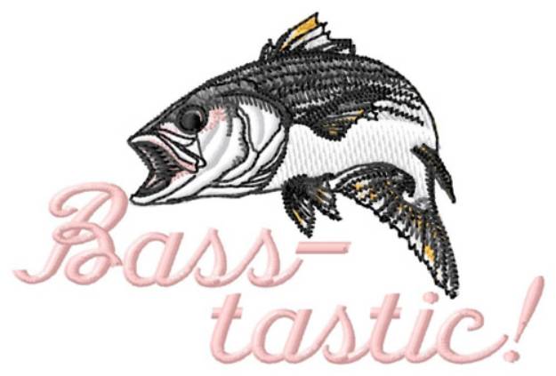 Picture of Bass-tastic Machine Embroidery Design