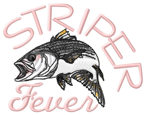 Striper Fever Machine Embroidery Design
