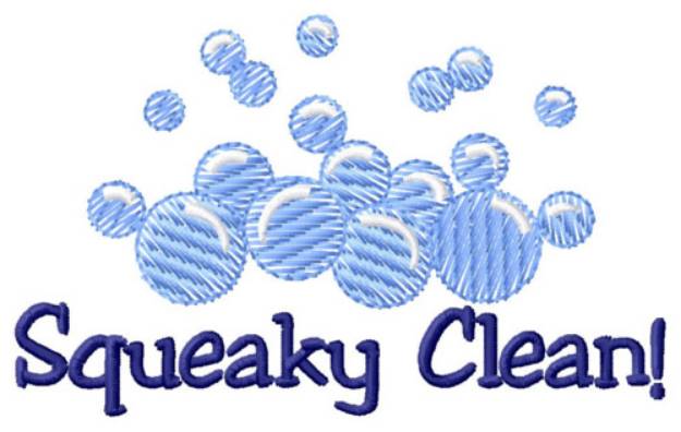 Picture of Squeaky Clean Machine Embroidery Design