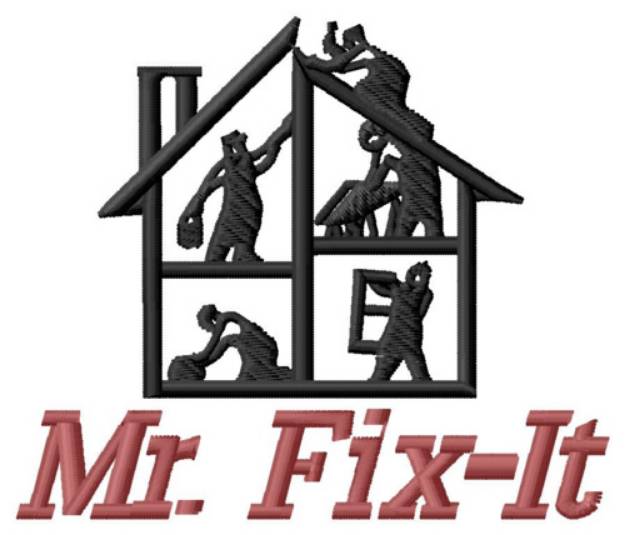 Picture of Mr. Fix-it Machine Embroidery Design