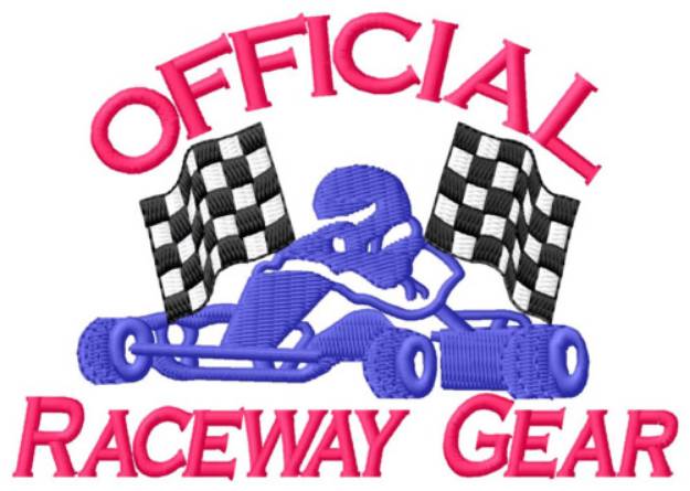Picture of Raceway Gear Machine Embroidery Design