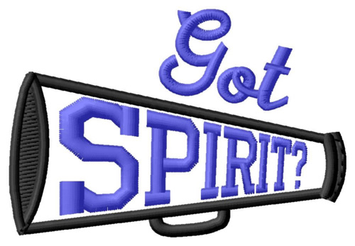 Got Spirit? Machine Embroidery Design