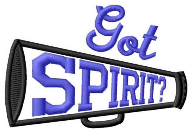 Picture of Got Spirit? Machine Embroidery Design