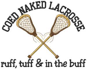 Picture of Naked Lacrosse Machine Embroidery Design