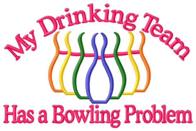 Picture of Bowling Problem Machine Embroidery Design