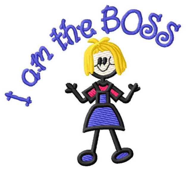 Picture of The Boss Machine Embroidery Design