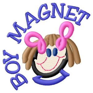 Picture of Boy Magnet Machine Embroidery Design