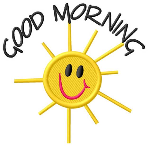 Picture of Good Morning Machine Embroidery Design