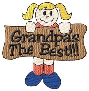 Picture of Grandpas the Best Machine Embroidery Design