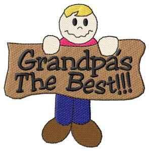 Picture of Grandpas the Best Machine Embroidery Design