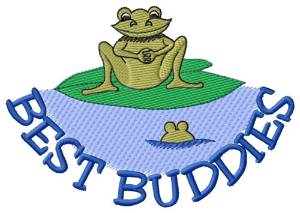 Picture of Best Buddies Machine Embroidery Design