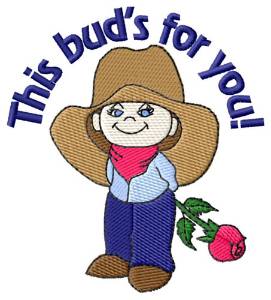 Picture of This Buds For You Machine Embroidery Design